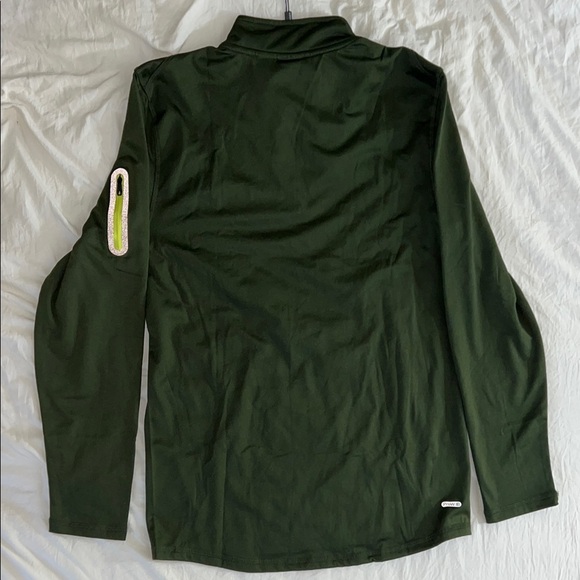 Spyder Active Men's Green Performance Quarter Zip - Picture 4 of 5